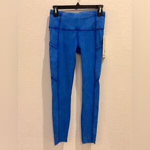 Lululemon Athletica Electric Blue Leggings